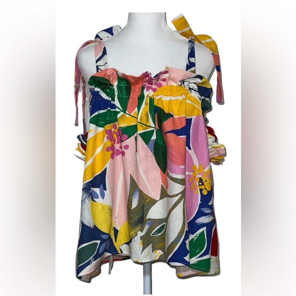 Eloquii size 18‎ linen shirt. Used. Gently Worn.